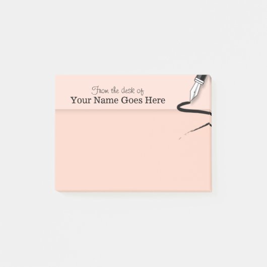 Leerkrachten naam organisator van notitieboekjes post-it® notes (Voorkant)