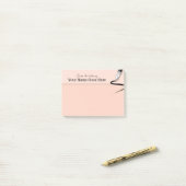 Leerkrachten naam organisator van notitieboekjes post-it® notes (Op bureau)