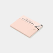 Leerkrachten naam organisator van notitieboekjes post-it® notes (Schuin)