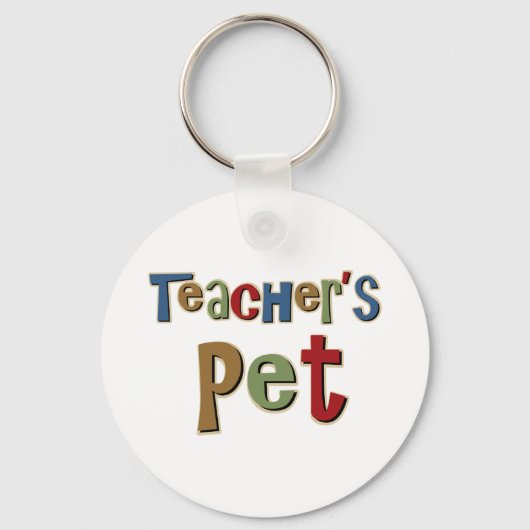 Leerkrachten Pet Colorful Sleutelhanger (Voorkant)