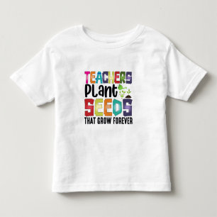 Leerkrachten Plant zaaigoed dat eeuwig groeit Kinder Shirts
