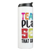 Leerkrachten Plant zaaigoed dat eeuwig groeit Thermosbeker (Gedraaid links)