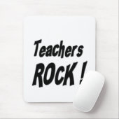 Leerkrachten Rock! Mousepad Muismat (Met muis)