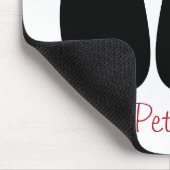 Leerkrachten Teenslippers met rode appels en pom-p Muismat (Hoek)