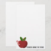 Leerkrachten veranderen de toekomst briefpapier (Voorkant / Achterkant)