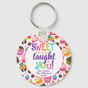 Leerkrachten waarderen hoe snoepkoek sleutelhanger