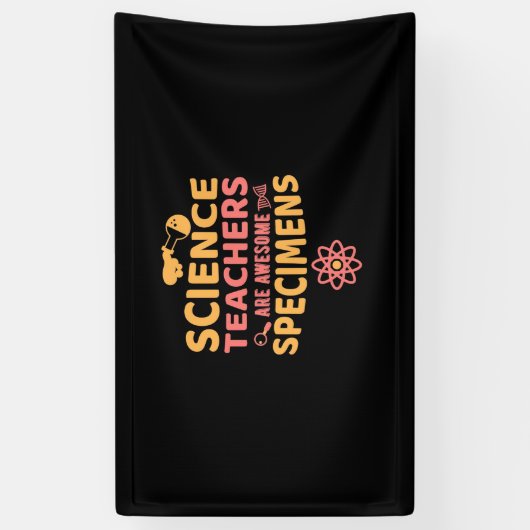 Leerkrachten wetenschap Leerkrachten zijn Geweldig Spandoek (Verticaal)