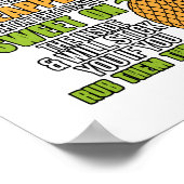 Leerkrachten zijn als ananassen. poster (Hoek)