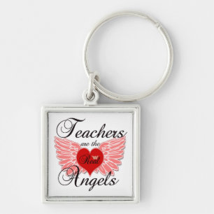 Leerkrachten zijn de echte engelen sleutelhanger