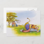 Leerleeuw Briefkaart (Voorkant / Achterkant)