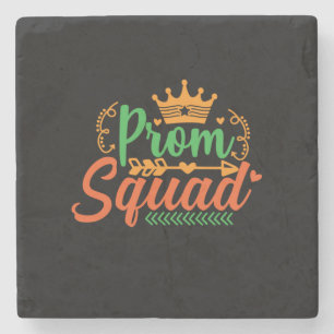 Leerleraar Art Prom Squad Stenen Onderzetter