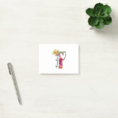 Leerleraar kunstkleerleraar post-it® notes (Kantoor)