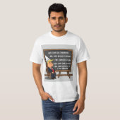 Leerles van Dunce Trump T-shirt (Voorkant volledig)