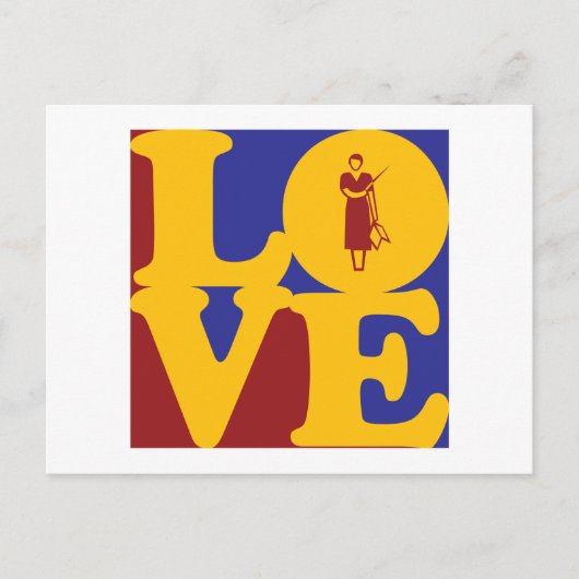 Leerliefde Briefkaart (Voorkant)