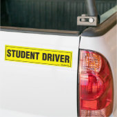 LEERLING BESTUURDER BUMPERSTICKER (Op Truck)