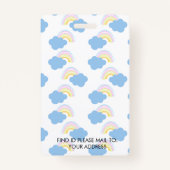 Leerling Homeschoting School Mam ID Rainbow  Badge (Achterkant)