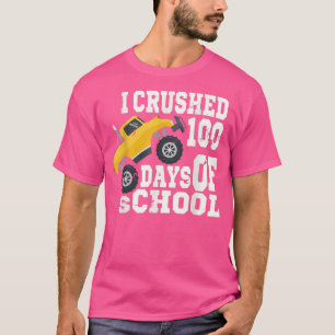 leerling kinderen ik heb 100 dagen schoolmonster v t-shirt