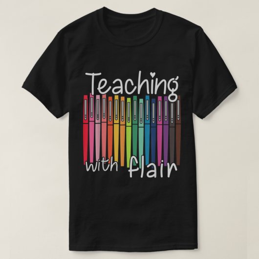 Leerling met flair Pen leraar terug naar school GI T-shirt (Design voorkant)