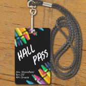 Leerling-student Crayon-klas Bathroom Hall-pas Badge