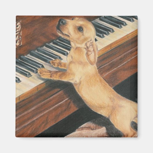 leerling van Mozart Magneet (Voorkant)