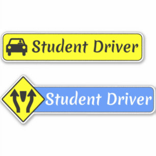 Leerlingbestuurder stickers voor nieuwe bestuurder