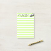 Leerlingbureau naam groene post-it® notes (Op bureau)
