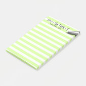Leerlingbureau naam groene post-it® notes (Schuin)