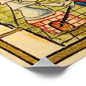 leerlingen in een middeleeuws laboratorium poster (Hoek)