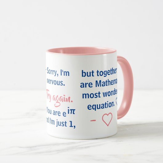Leerlingen in wiskunde - Funny Mug Mok (Voorkant rechts)