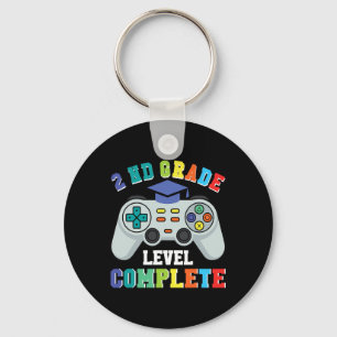 Leerlingen uit de 2e klas die gamen – Level Comple Sleutelhanger