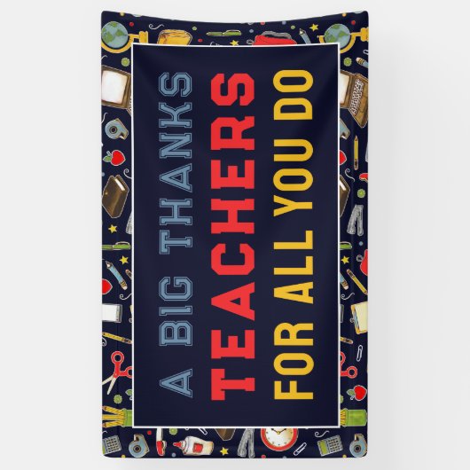 Leerlingenbeker banner (Verticaal)