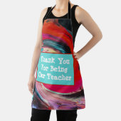 Leerlingenbeker Vivid Swirled Tie Dye Schort (Insitu)