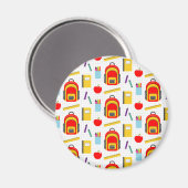 Leerlingencadeau | Apple Terug naar school Magneet (Voorkant / Achterkant)