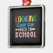 Leerlingencadeau | Op zoek naar school Metalen Ornament (Links)