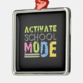 Leerlingencadeau | Schoolmodus activeren Metalen Ornament (Links)