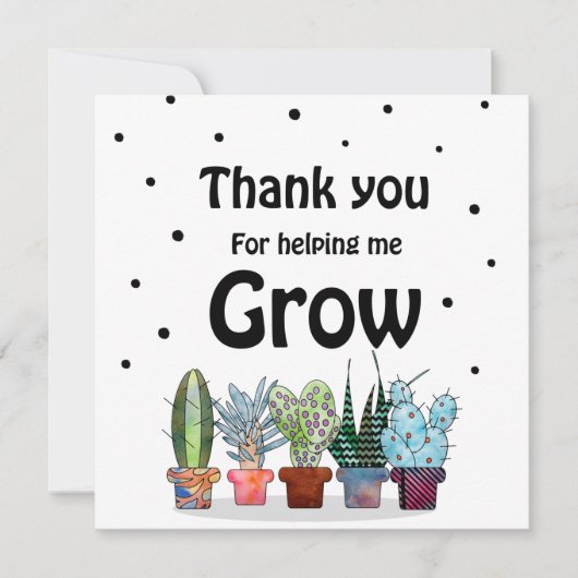 Leerlingencadeautje, bedankt voor je hulp (Voorkant)