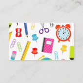 Leerlingenpatroon Visitekaartje (Achterkant)