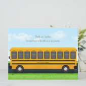 Leerlingenschool bus 10-fotokaart (Staand voorkant)