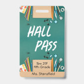 Leerlingenstudent Classroom Bathroom Hall Badge (Voorzijde)