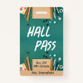 Leerlingenstudent Classroom Bathroom Hall Badge (Voorkant)