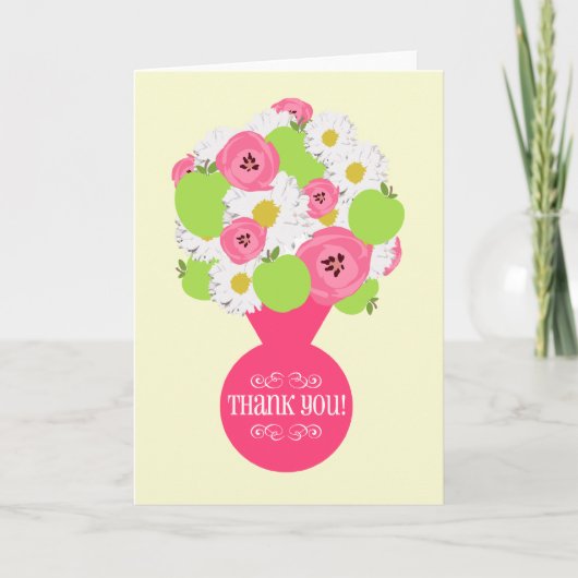 Leerlingenwaardering bedankt kaart (Voorkant)