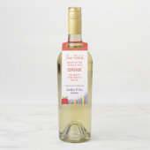 Leerlingenwaardering | Funny Wine Flessenhanger (Op fles)