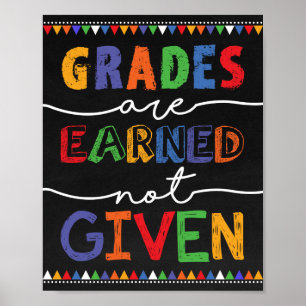 Leerlingenwaardering Gift Motivatie Quote Poster