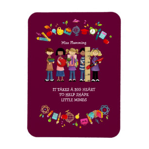 Leerlingenwaardering op aangepaste naam Cadeaus Magneet