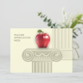 Leerlingenwaardering week. Aangepaste vlakke Kaart (Staand voorkant)