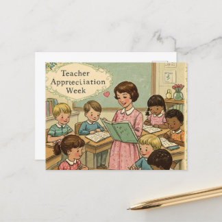 Leerlingenwaardering week briefkaart