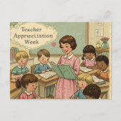 Leerlingenwaardering week briefkaart (Voorkant)
