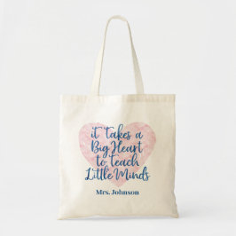 Leerlingenwaardigheidsgeschenk | Roze en blauwe Wa Tote Bag