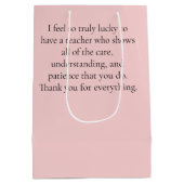 Leerlingercadeautje omloop yoga leraar kantoor medium cadeauzakje (Achterkant)