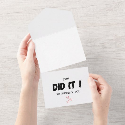 Leerlingplaats Gefeliciteerd Kaart – Ja dat heb je (Afscheurbaar)